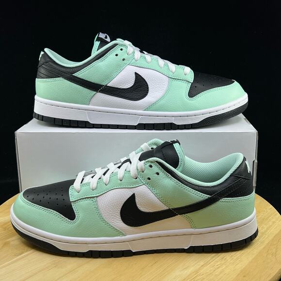 Nike Dunk Low Tiffany Blue/Black/White New Mens Size 10.5 FN0569 900 - Picture 1 of 10